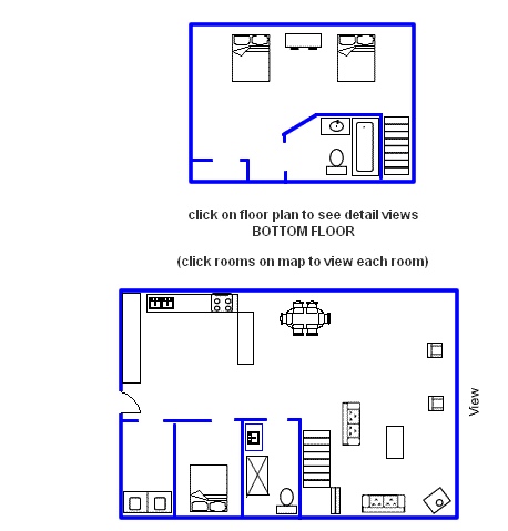 Oregon Coast Rental Floor Plan